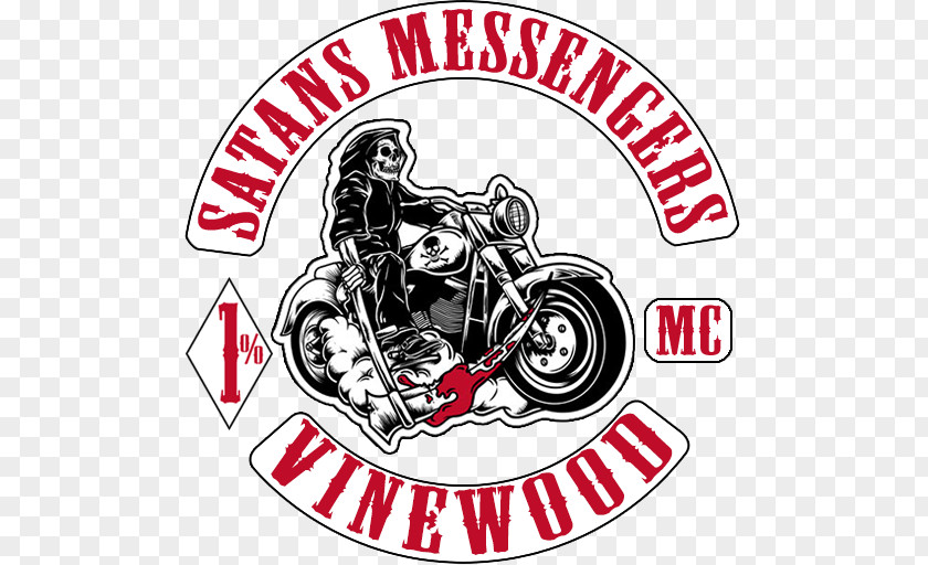 Motorcycle Outlaw Club Association Embroidered Patch PNG