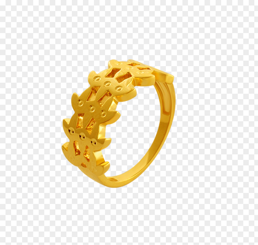 Ring Colored Gold Body Jewellery PNG