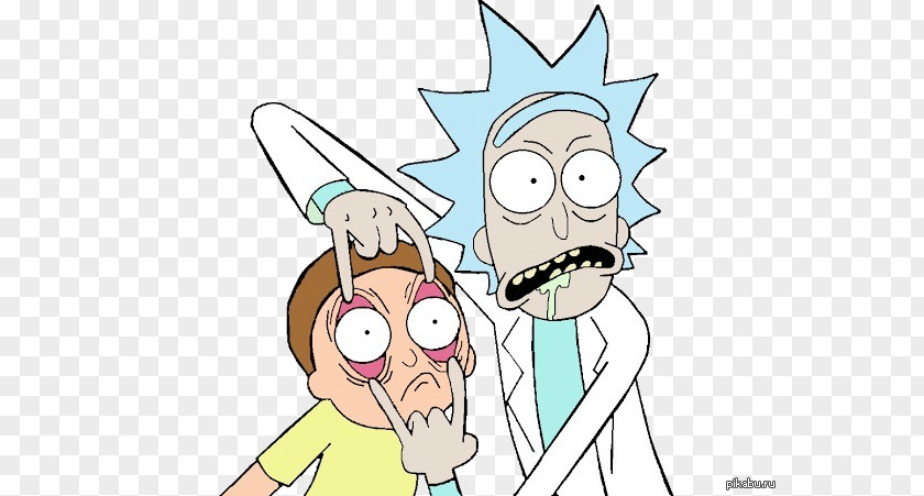 Season 3 DrawingAnimation Rick Sanchez Pocket Mortys Morty Smith And PNG