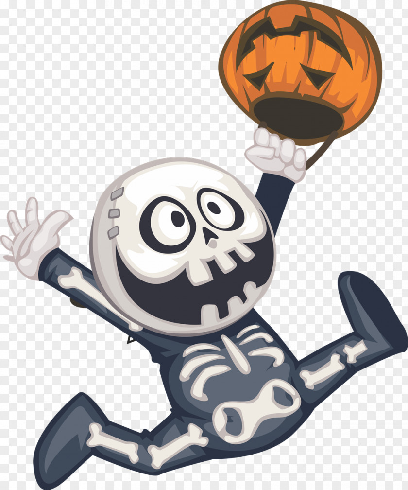 Skeleton Halloween Costume Clip Art PNG
