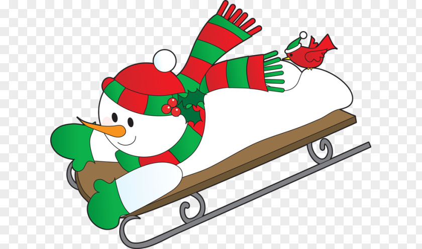 Sledge Cliparts Santa Claus Sledding Snowman Clip Art PNG
