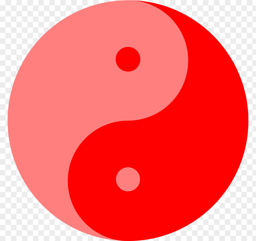 Yin Yang Red And Clip Art PNG