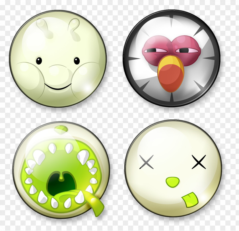 Cute CD Face Icon Avatar PNG