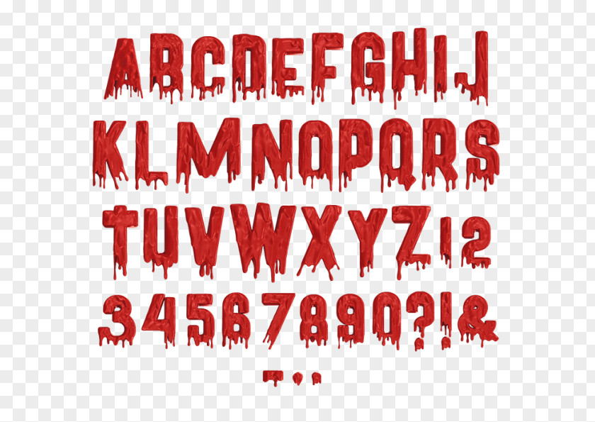 Horror Typeface Typography Calligraphy Font PNG