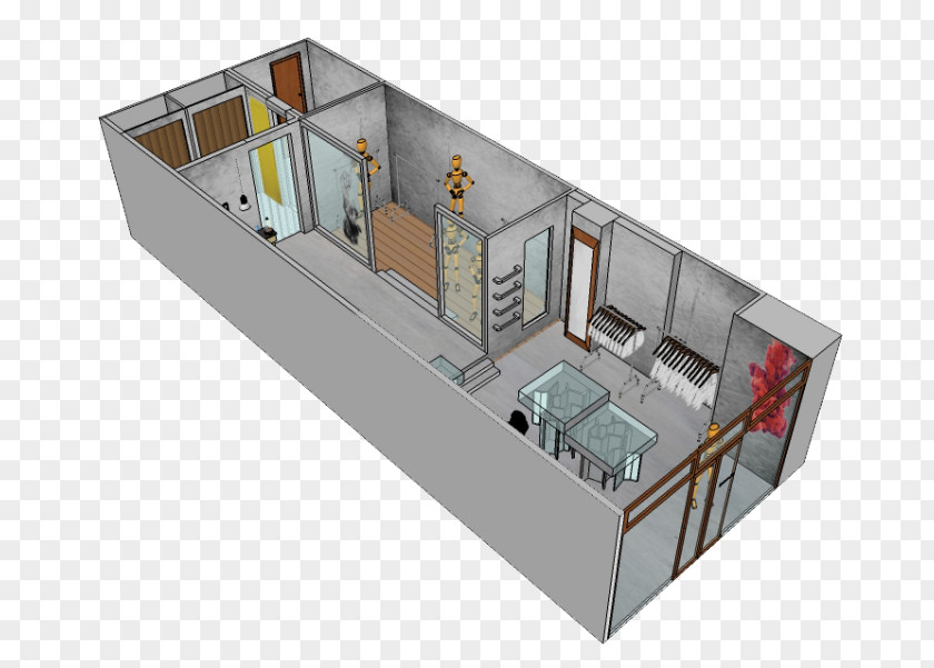 House Architecture Floor Plan PNG