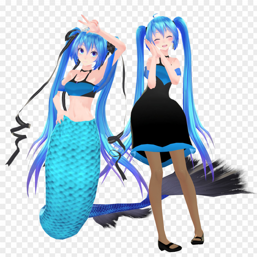 Mermaid Tail MikuMikuDance Hatsune Miku Clothing Dress PNG
