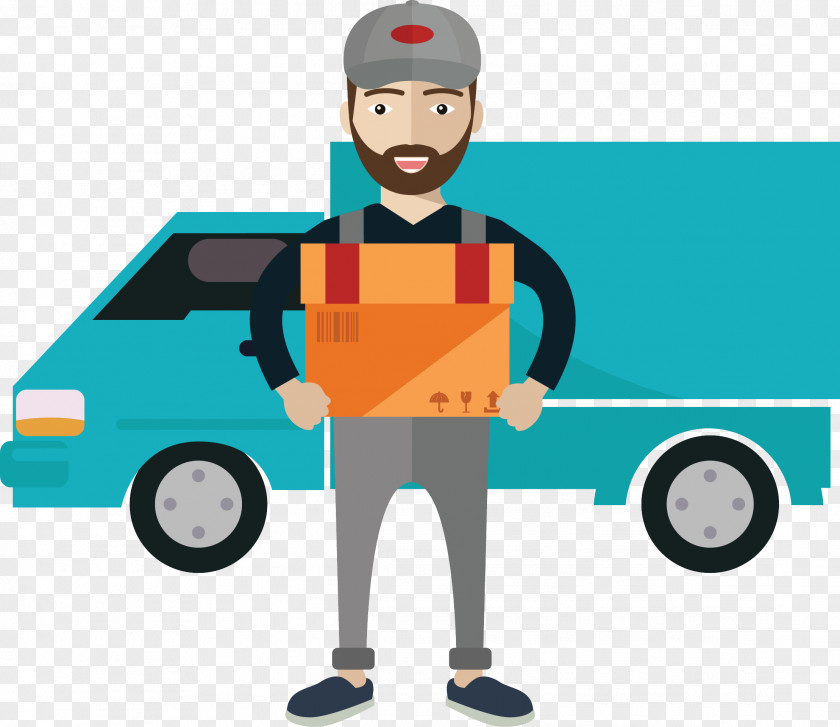Truck Construction Worker Cartoon Transport Mode Of Clip Art Vehicle PNG