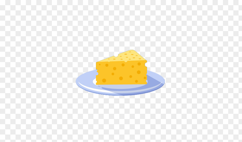 A Piece Of Cheese Yellow Pattern PNG