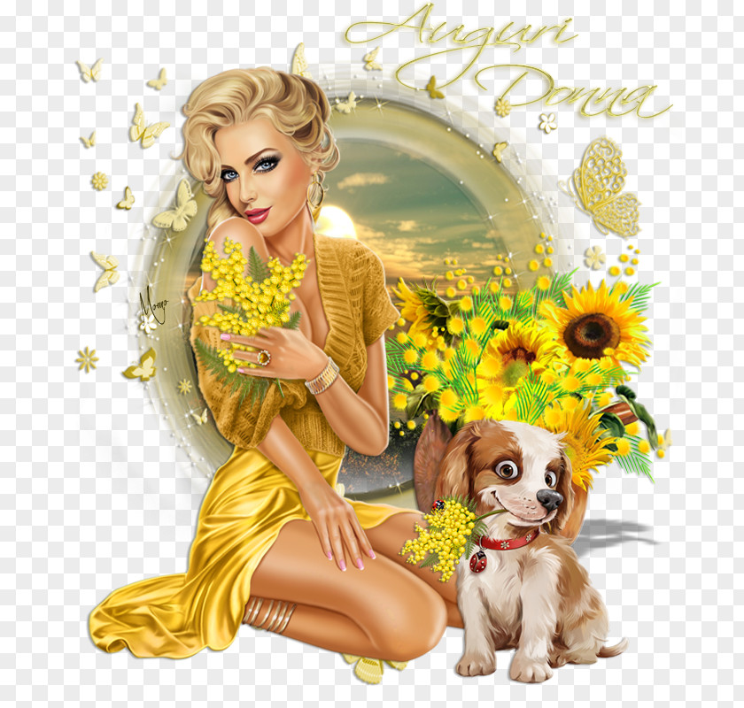 Festa Della Donna 8 Marzo Puppy Woman Birthday Party PNG