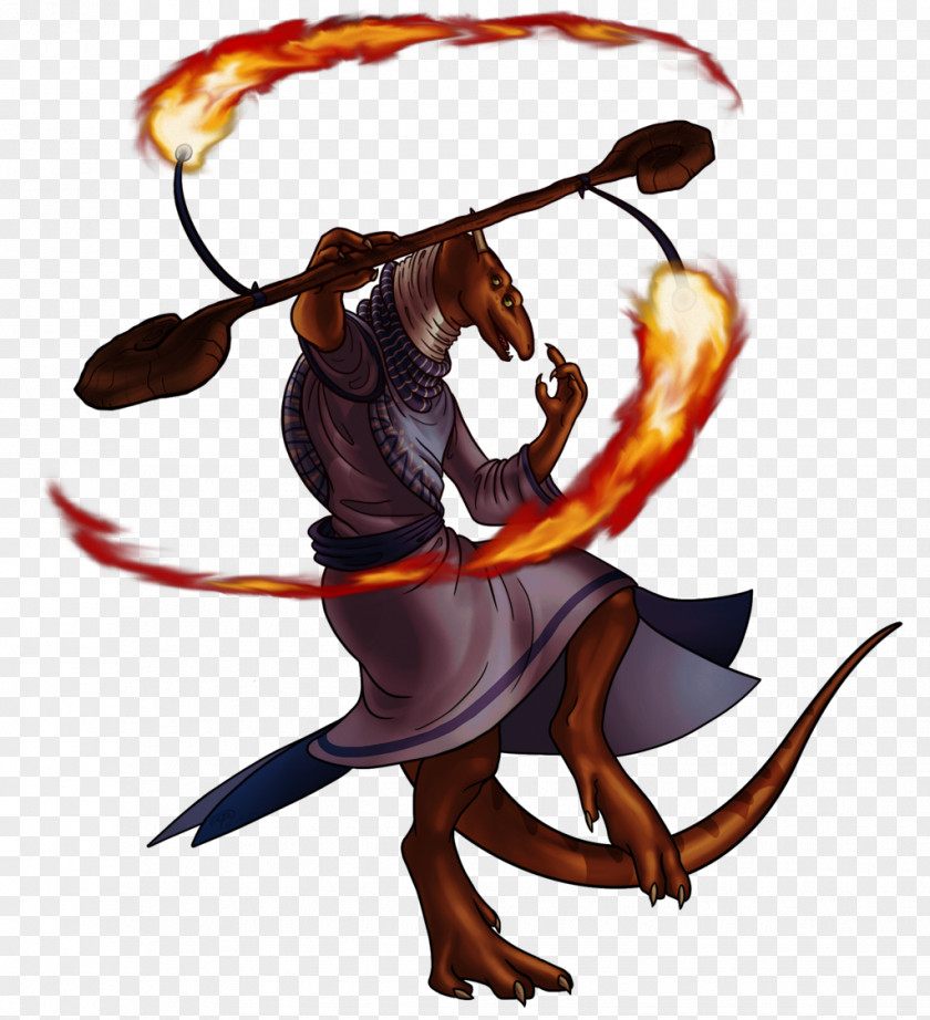 FIRE DANCE Demon Legendary Creature Clip Art PNG