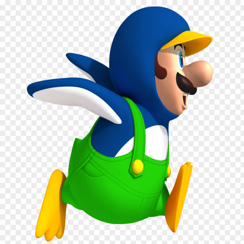 Luigi New Super Mario Bros. Wii PNG
