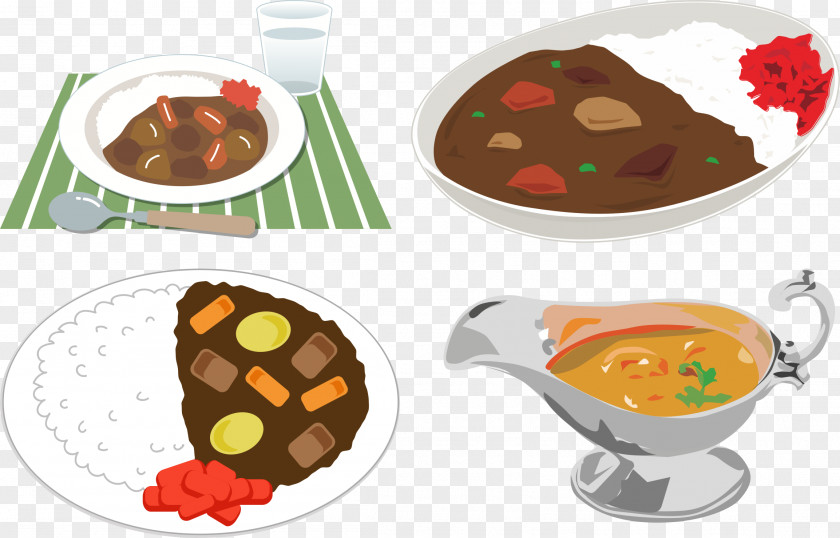 Rice Japanese Curry Gravy Cuisine Food Clip Art PNG