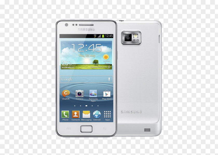 Samsung I9105 Galaxy S II Plus Dark Blue Android Smartphone Group PNG