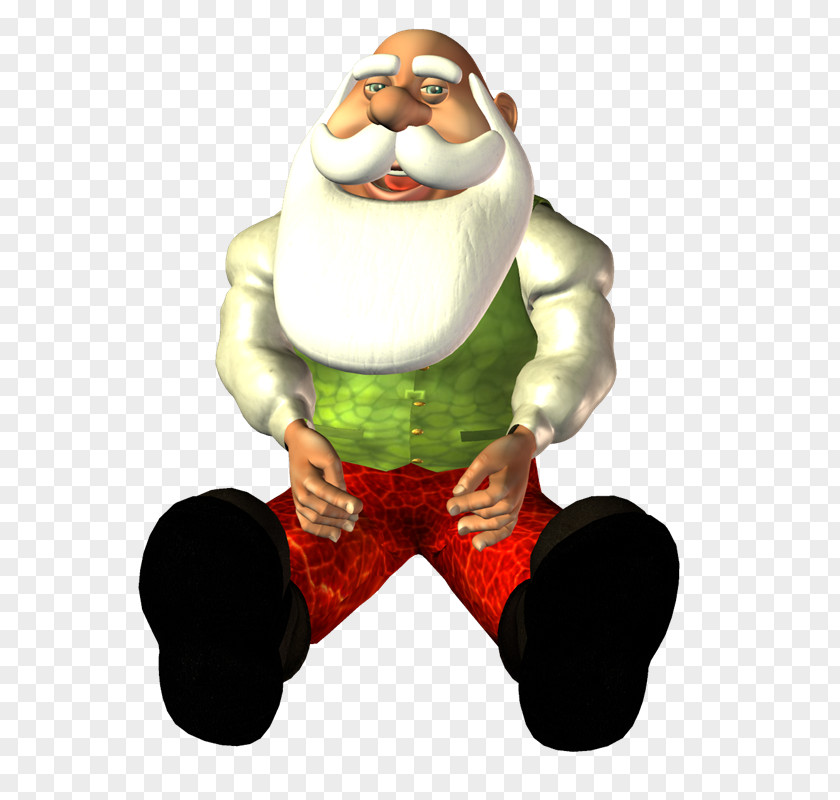 Santa Claus Christmas Ornament PNG