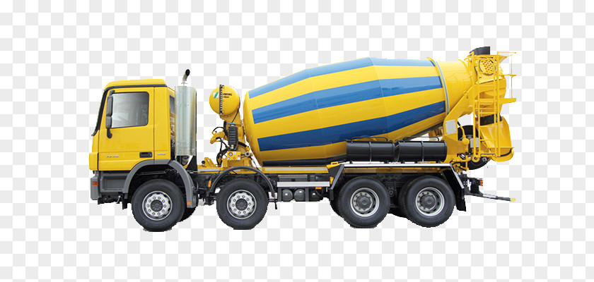 Truck Cement Mixers Commercial Vehicle Concrete Betongbil PNG