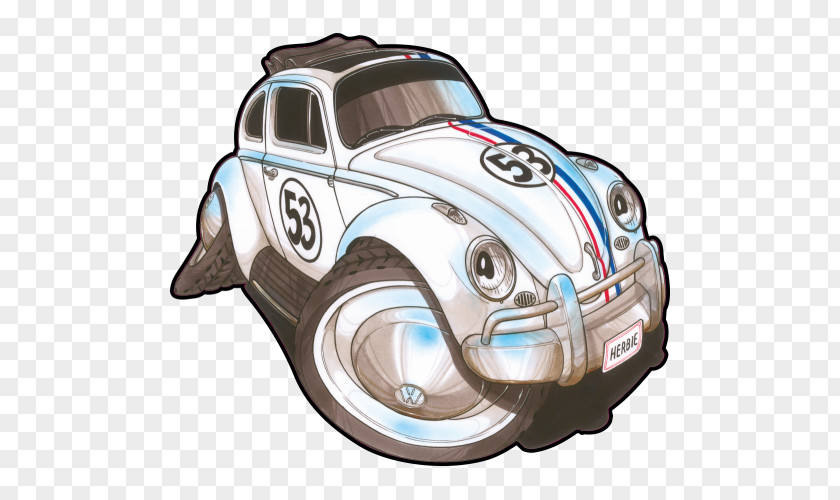 Volkswagen Beetle Herbie Car New PNG