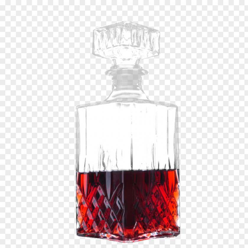 Crystal Wine Glass Bottle Red Whisky PNG