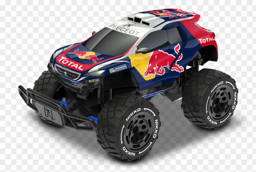 Hot Wheels Race Off Peugeot 2008 DKR Radio-controlled Car Nikko R/C PNG