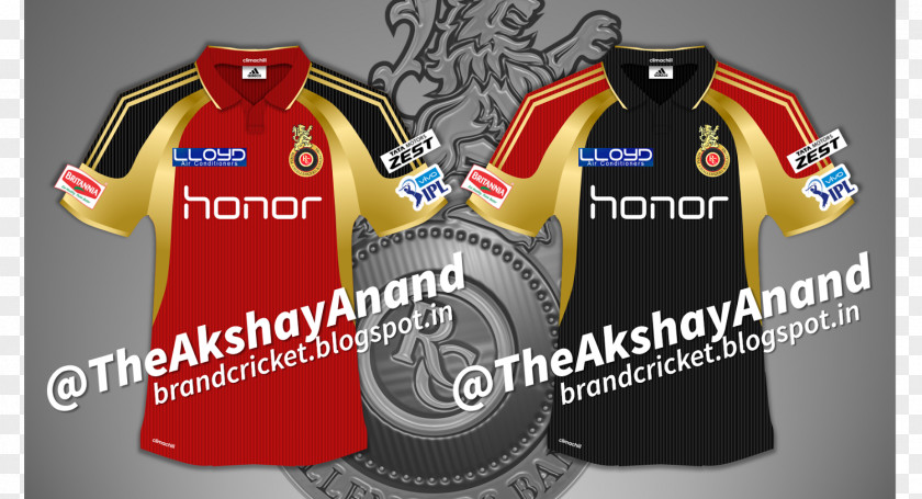 T-shirt Jersey Indian Premier League Royal Challengers Bangalore Uniform PNG