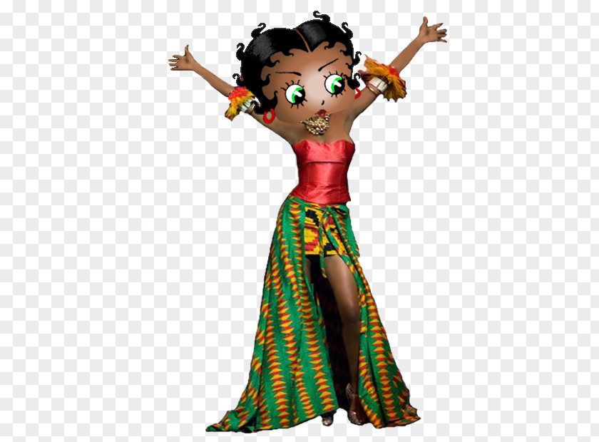 African American Children Betty Boop Black Cartoon PNG