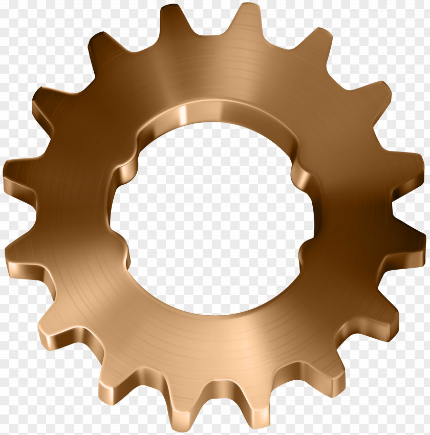 Copper Gear Transparent Clip Art Image Icon Font Awesome Metal PNG