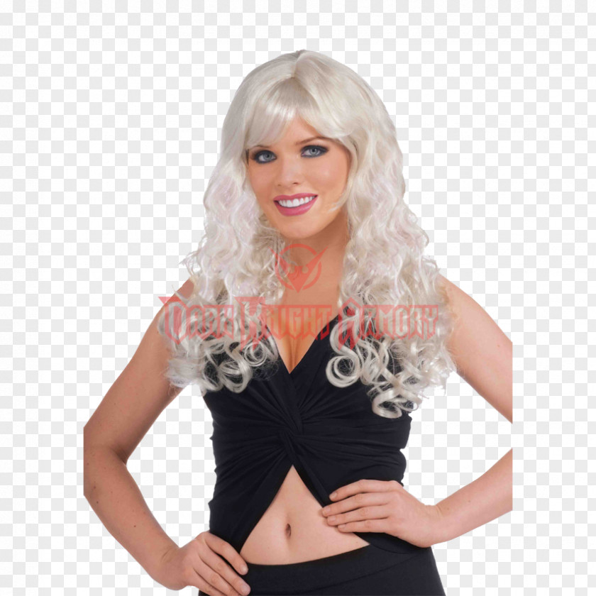 Hair Wig Blond Long Ponytail PNG