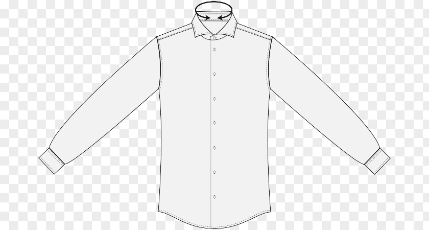 Made To Measure Dress Shirt Collar Outerwear Button PNG