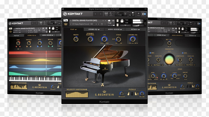 Piano Kontakt C. Bechstein Virtual Studio Technology Native Instruments Download PNG