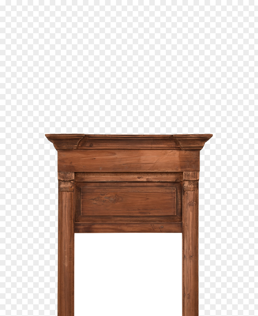 Table Bedside Tables Drawer Wood Stain PNG