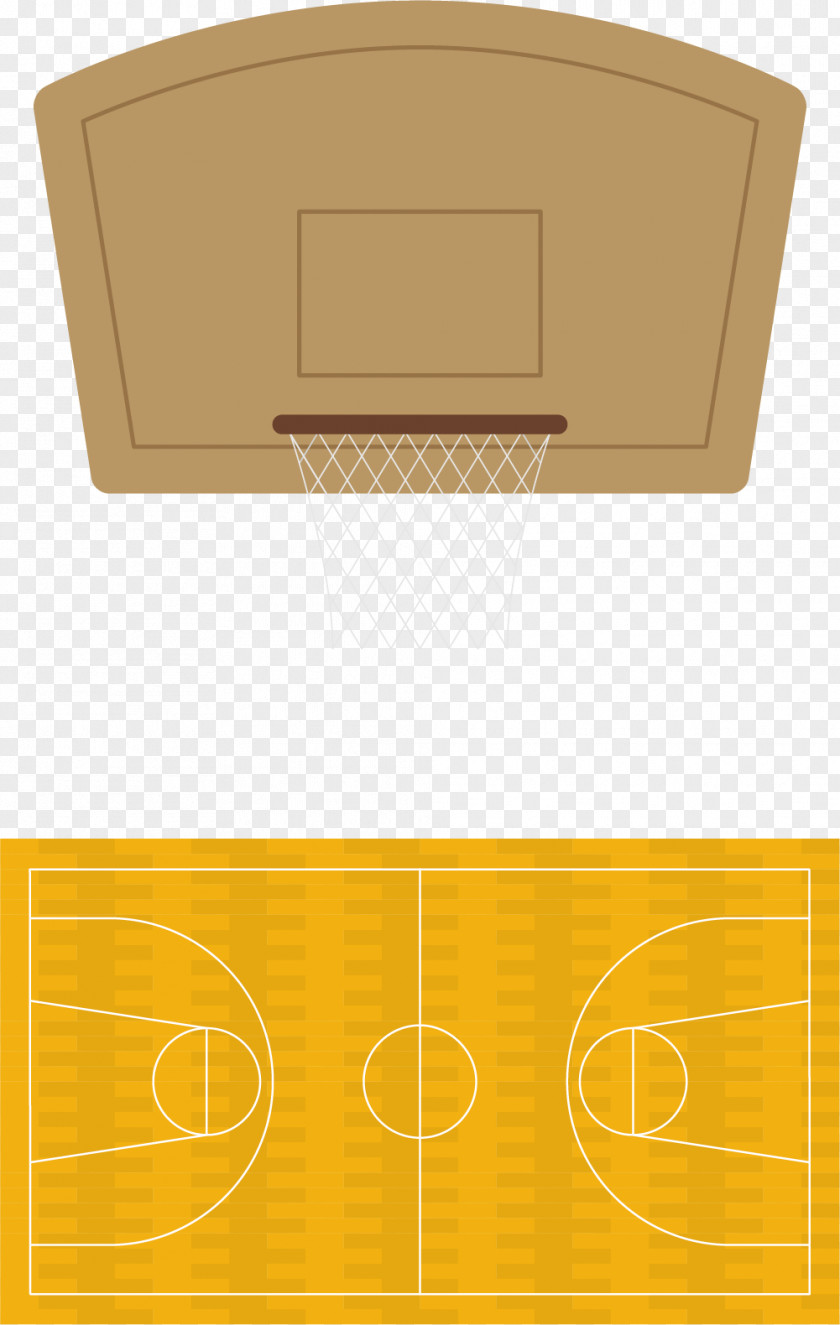 Basketball Backboard Paper Yellow Label Font PNG