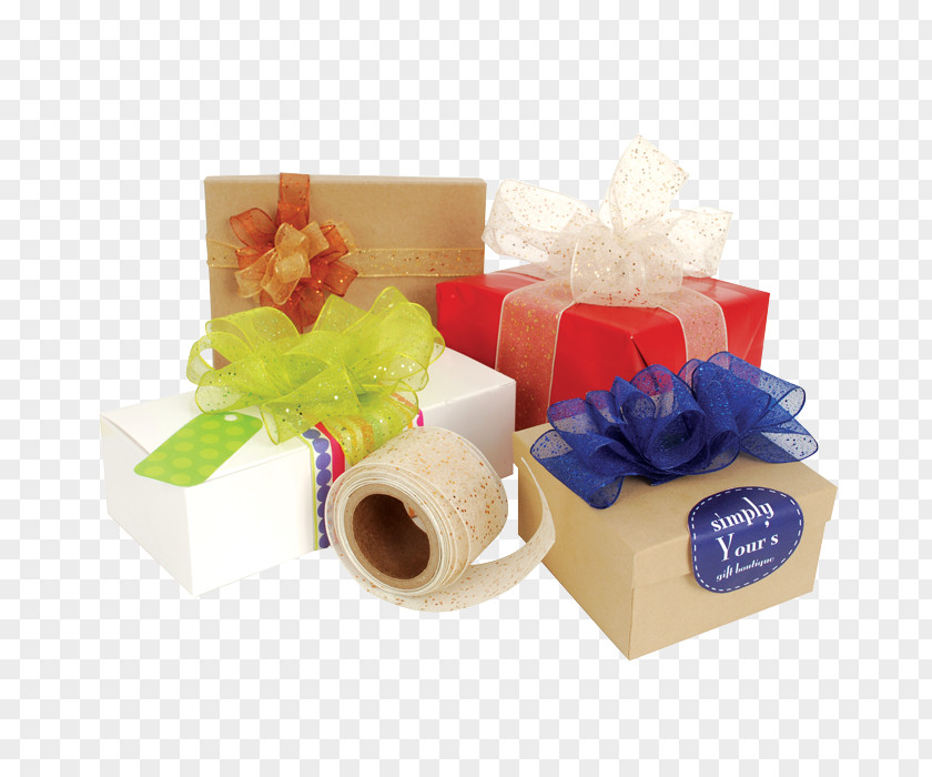 Box Ribbon Plastic Packaging And Labeling Gift Wrapping PNG
