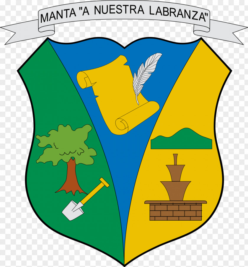 Shield Manta, Ecuador Escudo De Manta Coat Of Arms Colombia PNG