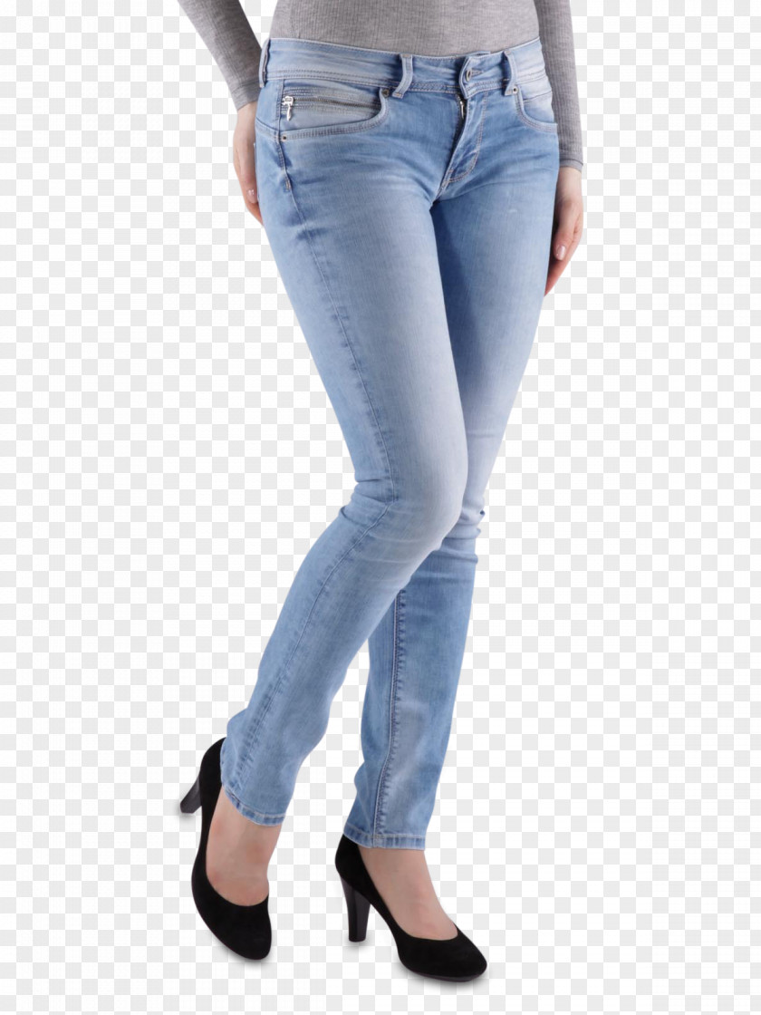 Slim Woman Jeans Denim Blue Slim-fit Pants PNG