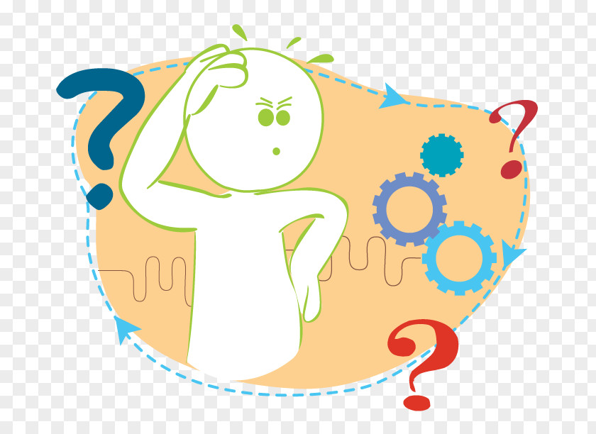 Confused Person Cartoon Area Clip Art PNG