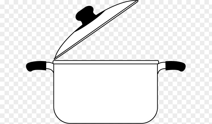 Cooking Wok White Line Angle Clip Art PNG