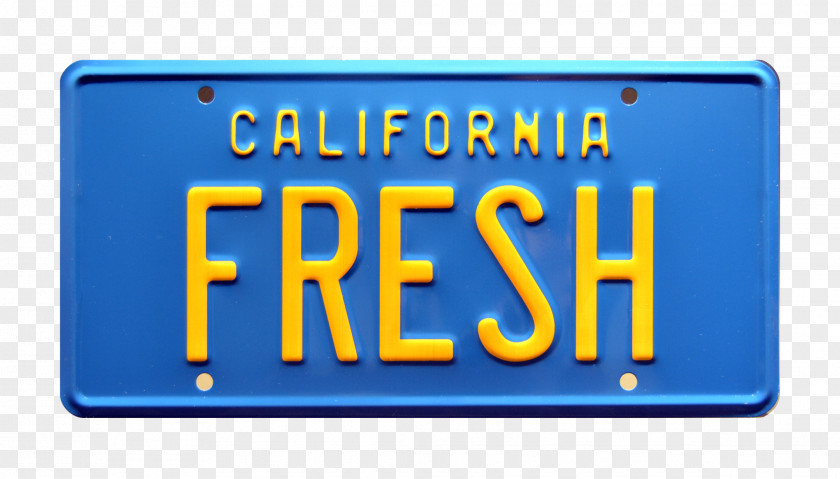 FRESH PRINCE Vehicle License Plates Bel Air DJ Jazzy Jeff & The Fresh Prince Television Show PNG