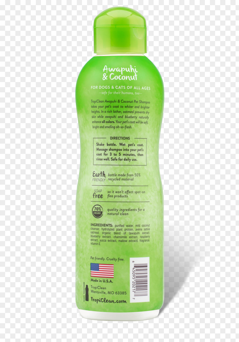 Coconut Water Shampoo Ingredients Tropiclean Oatmeal And Tea Tree TropiClean Champú Y Coco Hair Conditioner PNG