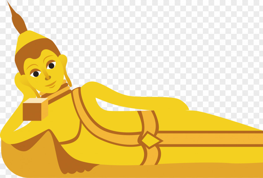 Golden Buddha Vector Buddhahood Computer File PNG