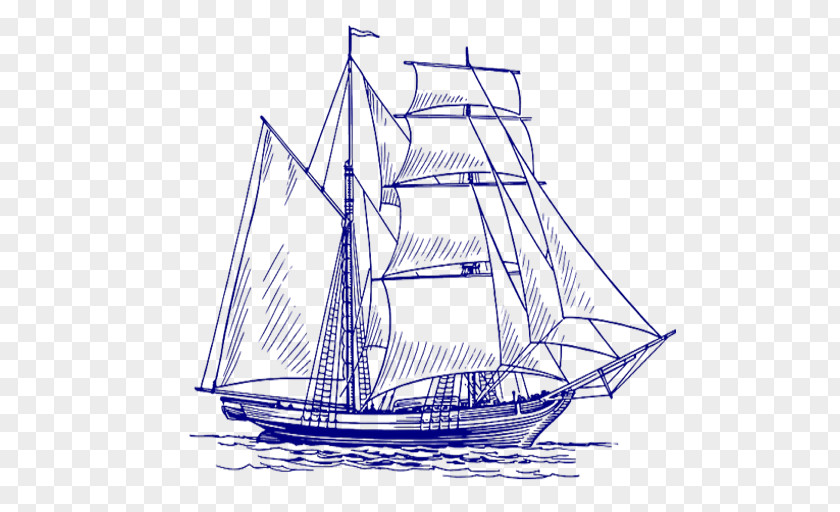 Trabaccolo Galley Boat Cartoon PNG