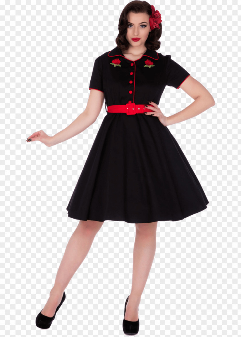 Dolly Little Black Dress 1950s Vintage Clothing PNG