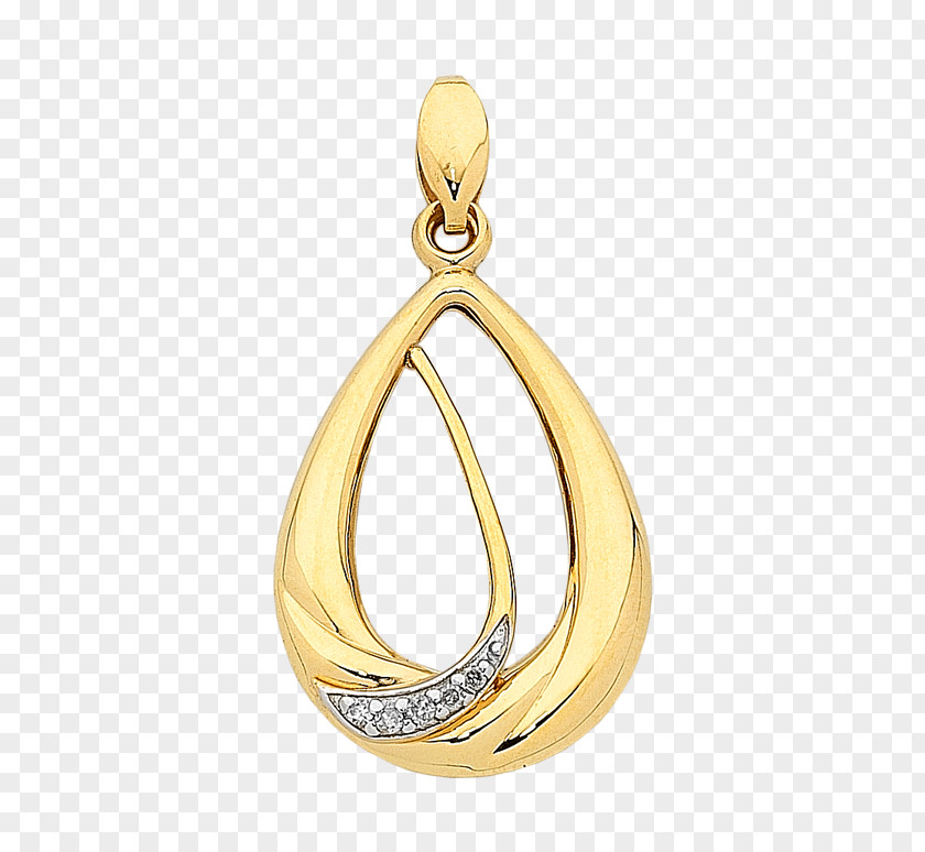 Gold Locket Earring Pendant Jewellery PNG