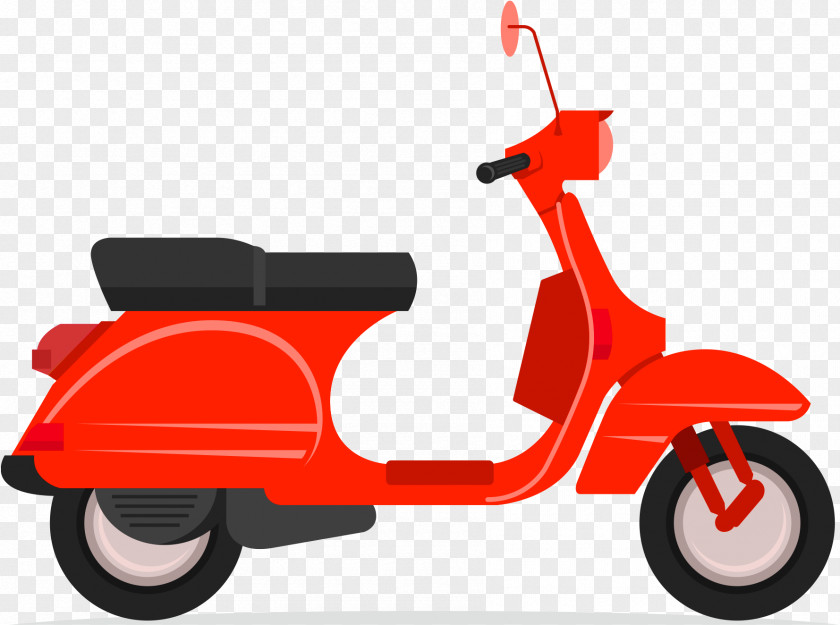 Piaggio Scooter Motorcycle Kick Moped PNG