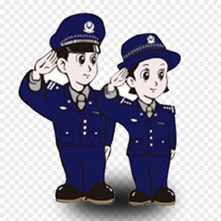 Police Elements Officer Cartoon PNG