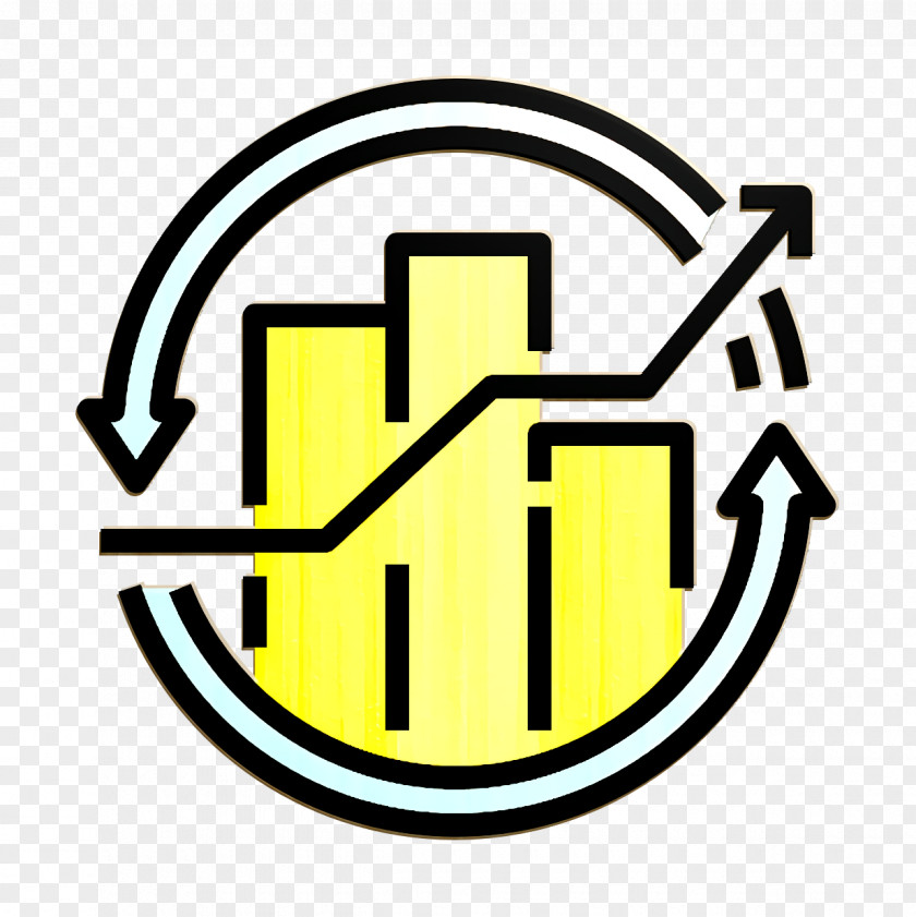 Profit Icon Bar Chart Strategy PNG