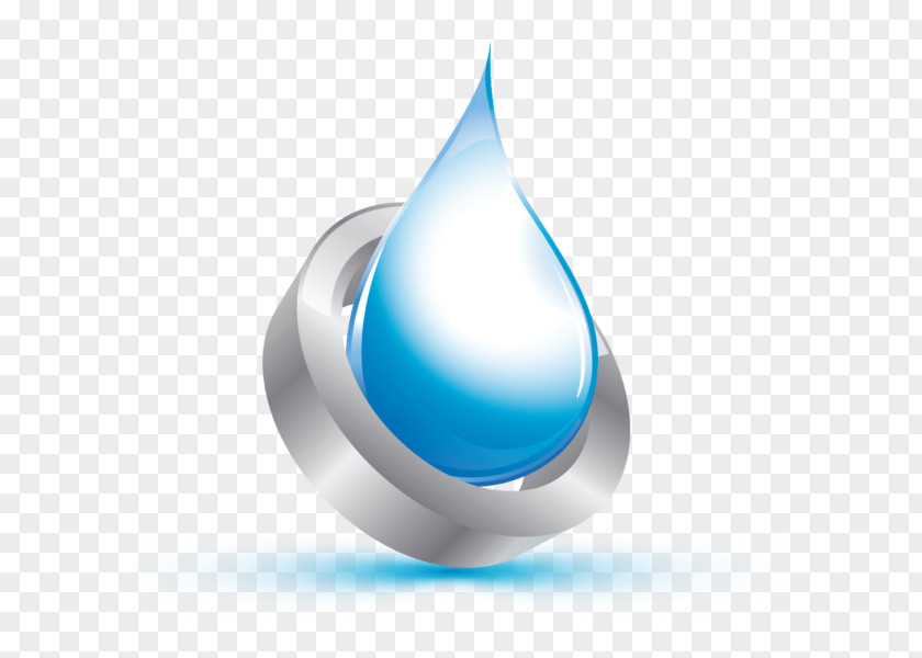 Design Logo Tap Water PNG