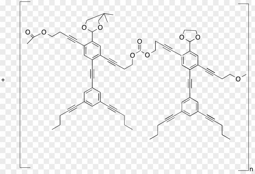 NanoPutian Phenyl Group 1-Pentyne Ethynyl Organic Chemistry PNG