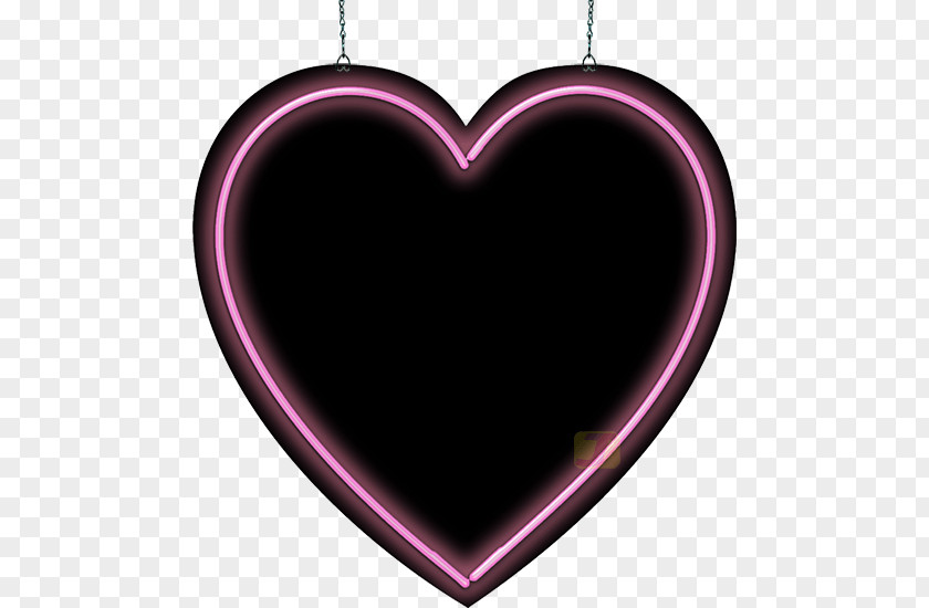 Neon Pink Hearts Heart Sign Signage Light PNG