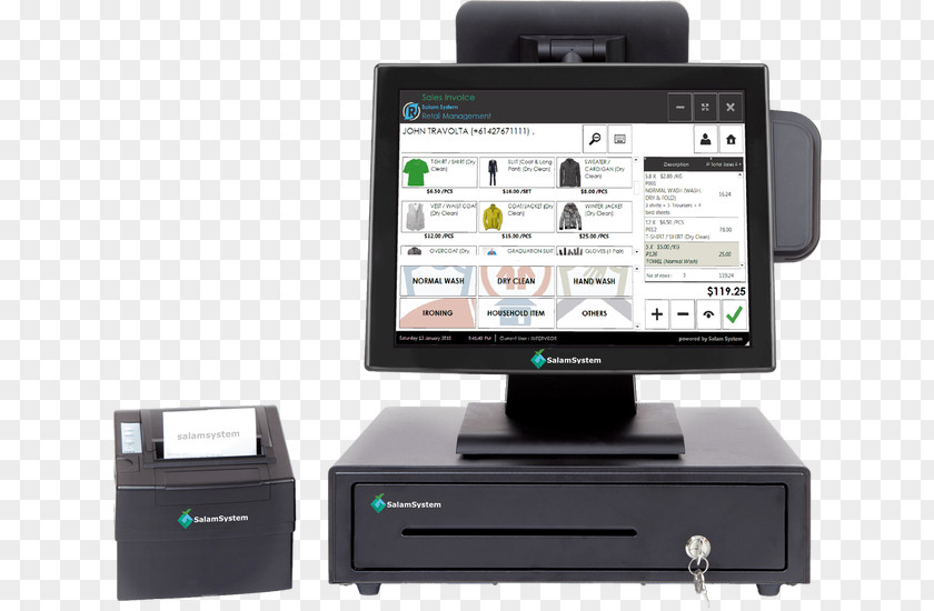 Pos Machine Point Of Sale POS Solutions Retail System Cash Register PNG