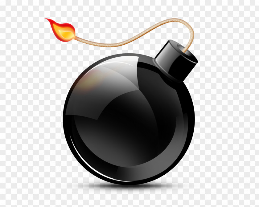 Black Bomb Cartoon Explosion Clip Art PNG