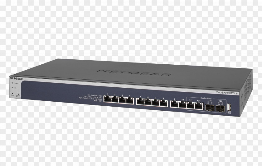 Switch Hub Network 10 Gigabit Ethernet Netgear PNG